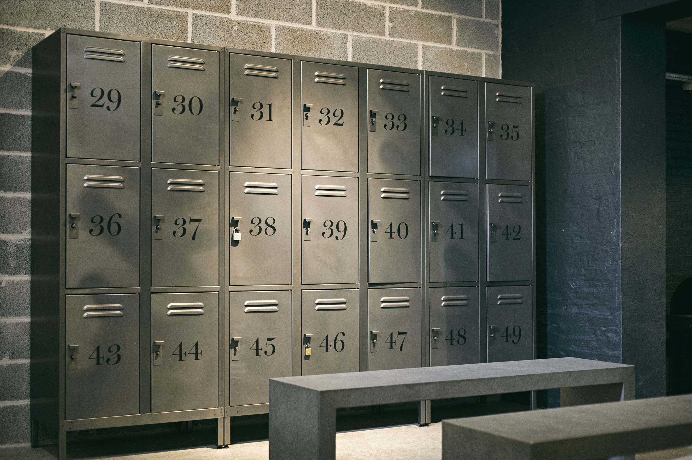 Locker room